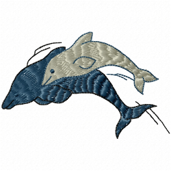 Fishes Embroidery Design 3
